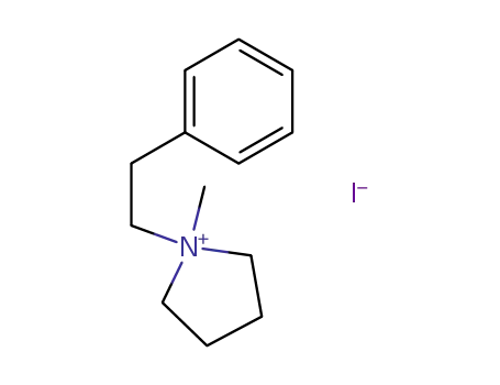 1-methyl-1-phenethyl-pyrrolidinium; iodide