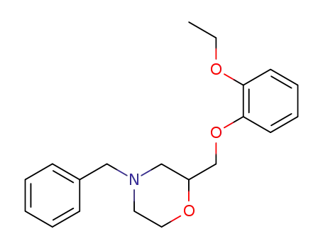 (+/-)-4-benzyl-2-(2-ethoxyphenoxymethyl)morpholine